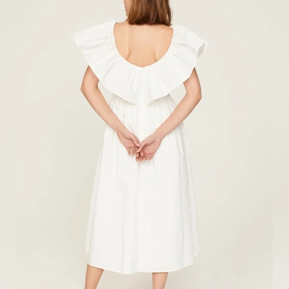Adam Lippes Eyelet Ruffle Dress - Picture 2 of 9